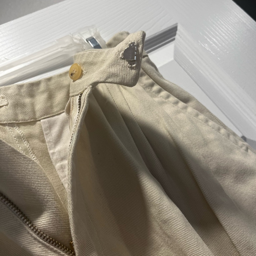 Warm NY custom palazzo pant in beige. Size: 26. Never worn. - Picture 4 of 11